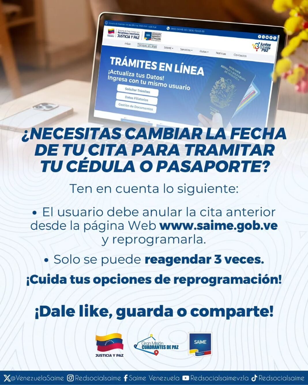 ¿Cambio de planes? Conoce cómo reprogramar tu cita de cédula o ...
